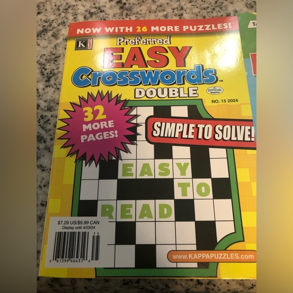 Brain Games crossword puzzles two bar and new books. One low price - Picture 2 of 3